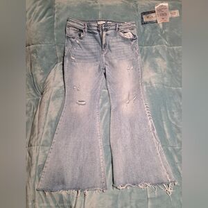 Kancan Distressed Bell Bottoms